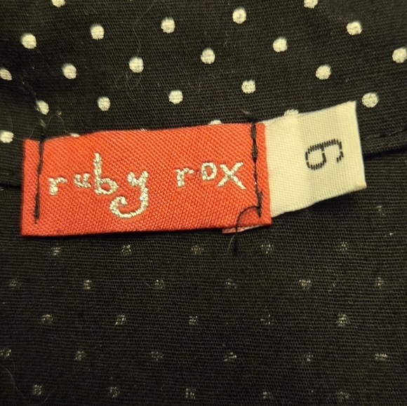 Ruby Rox / Pin Up Polka Dot Dress / Size 9 Juniors - Picture 9 of 10